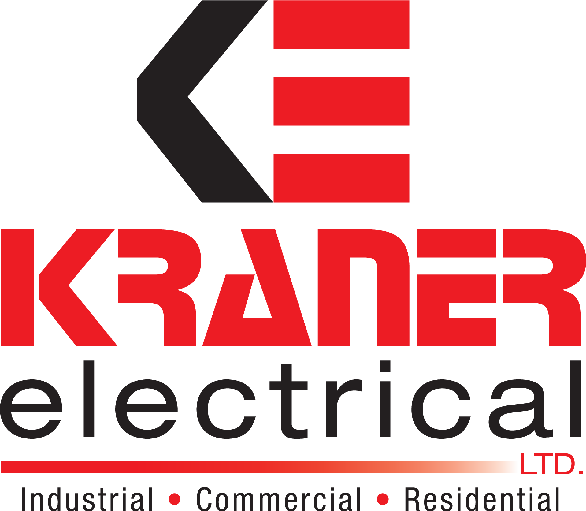 Kraner ELectric Logo Red-Black Curves